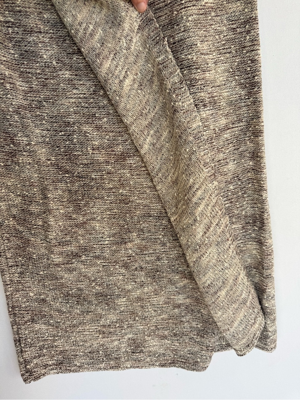 Moth Taupe-Brown Knit Midi Skirt - Picture 6 of 11